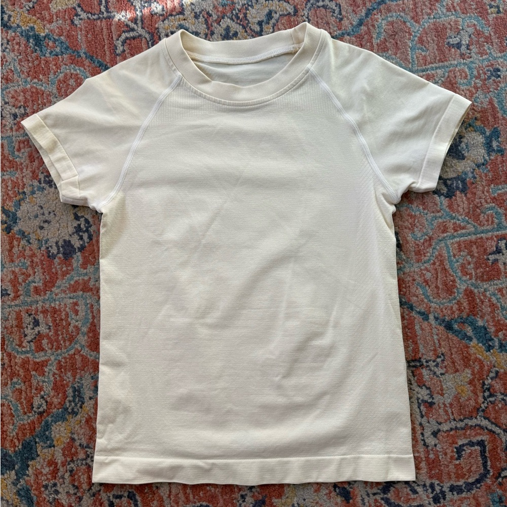 Cream Short Sleeve T-Shirt
